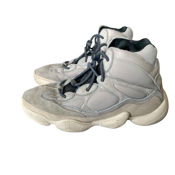 Adidas Yeezy 500 High 'Mist Stone' Sneakers Leather High Top GV7775 Mens Size 10 - Picture 1 of 11